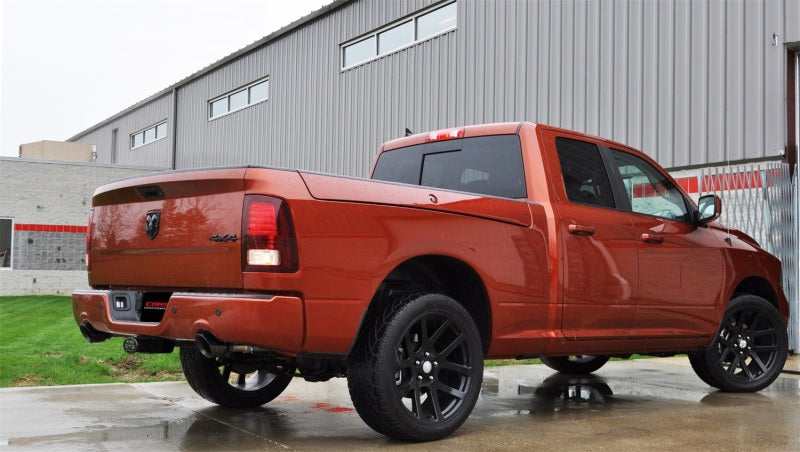 Corsa 09-14 Dodge Ram 1500 4.7L/5.7L V8 Quad/Crew Cab/Short Bed Black Dual Rear Exit Cat-Back Exhaus 14405BLK