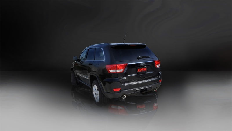 Corsa 15-16 Jeep Grand Cherokee Polished 2.5in Dual Rear Exit Cat-Back Exhaust 14991