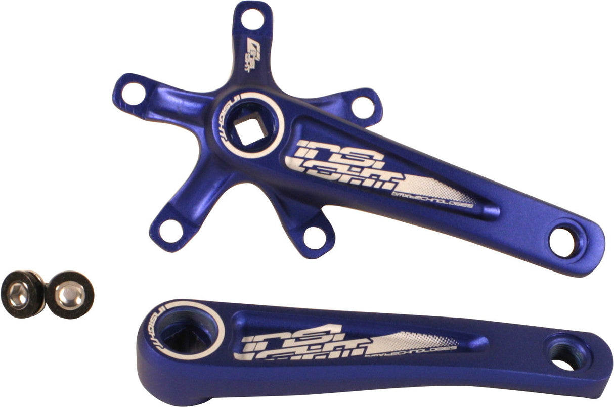 INSIGHT 130mm Cranks Blue 5bolt X 110bcd INCS5130BLBL