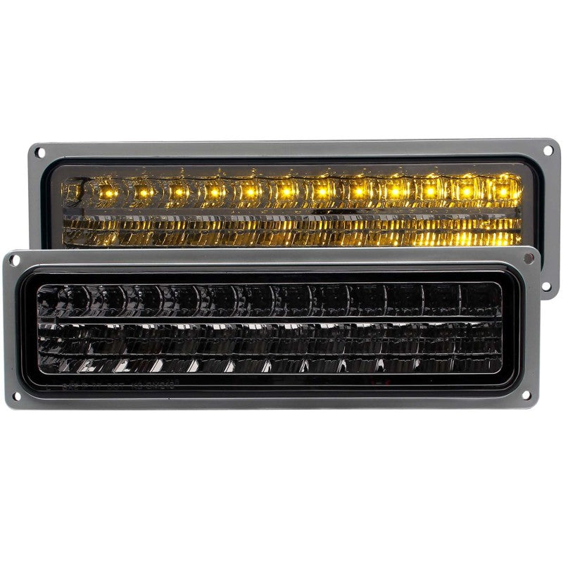 ANZO 1988-1998 Chevrolet C1500 LED Parking Lights Smoke 511068