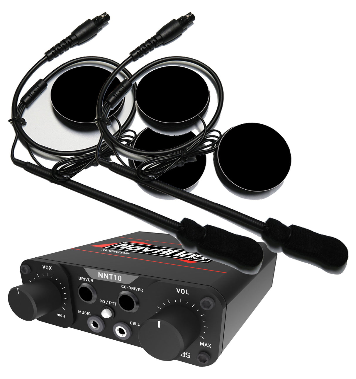 NAVATLAS10 Intercom W/Headset Helmet HeadsetsNIH110PK