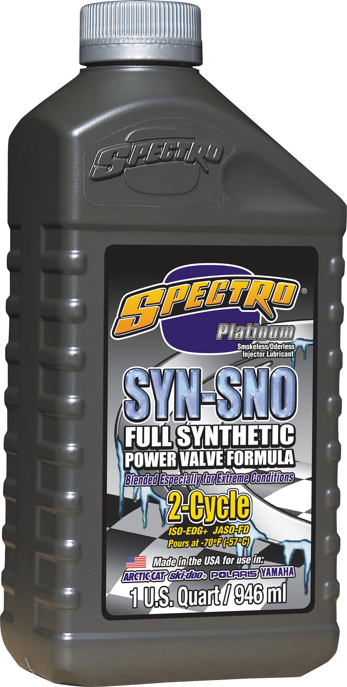 SPECTRO Platinum Sno Synthetic 2t 1 Qt Powervalve Formula 310332