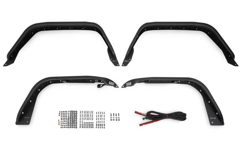 DV8 Offroad 20-23 Jeep Gladiator JT Slim Fender Flares FDGL-07