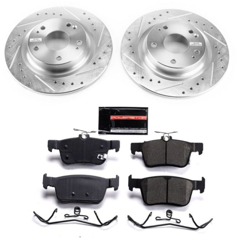 Power Stop 17-19 Honda Civic Rear Z23 Evolution Sport Brake Kit K7934