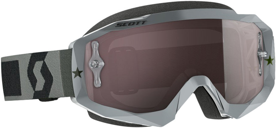 SCOTT Hustle Goggle Grey W/Silver Chrome Works 268182-0011269
