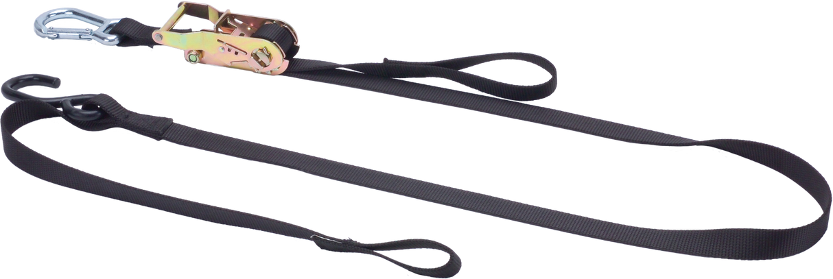 HIGH ROLLER Hd-Cruiser Ratchet Tie Down Black HR301-10