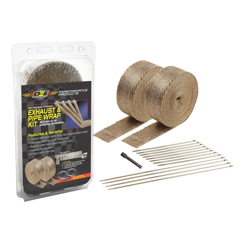 DEI Exhaust Wrap Kit - Titanium 10095