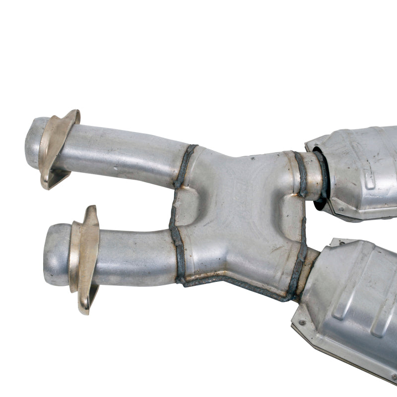 BBK 94-95 Mustang 5.0 High Flow X Pipe With Catalytic Converters - 2-1/2 1663