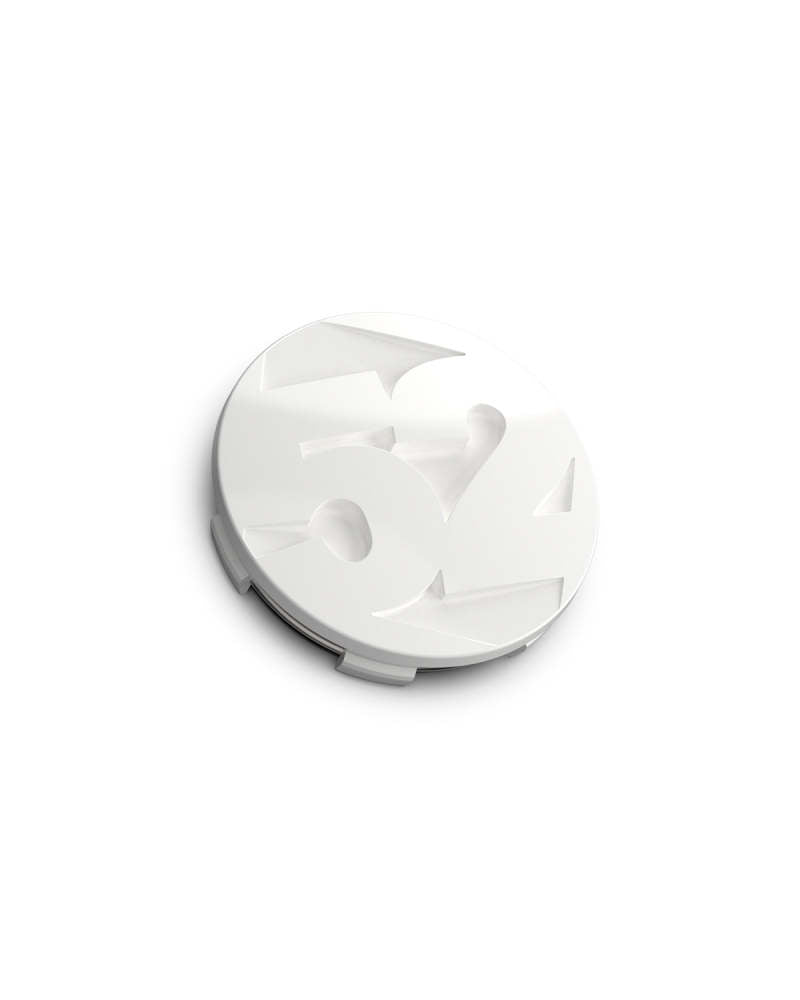 fifteen52 65mm Snap In Center Cap Single for Rally Sport and MX Wheels - Rally White (Gloss White) 52-RS-CAP-RW
