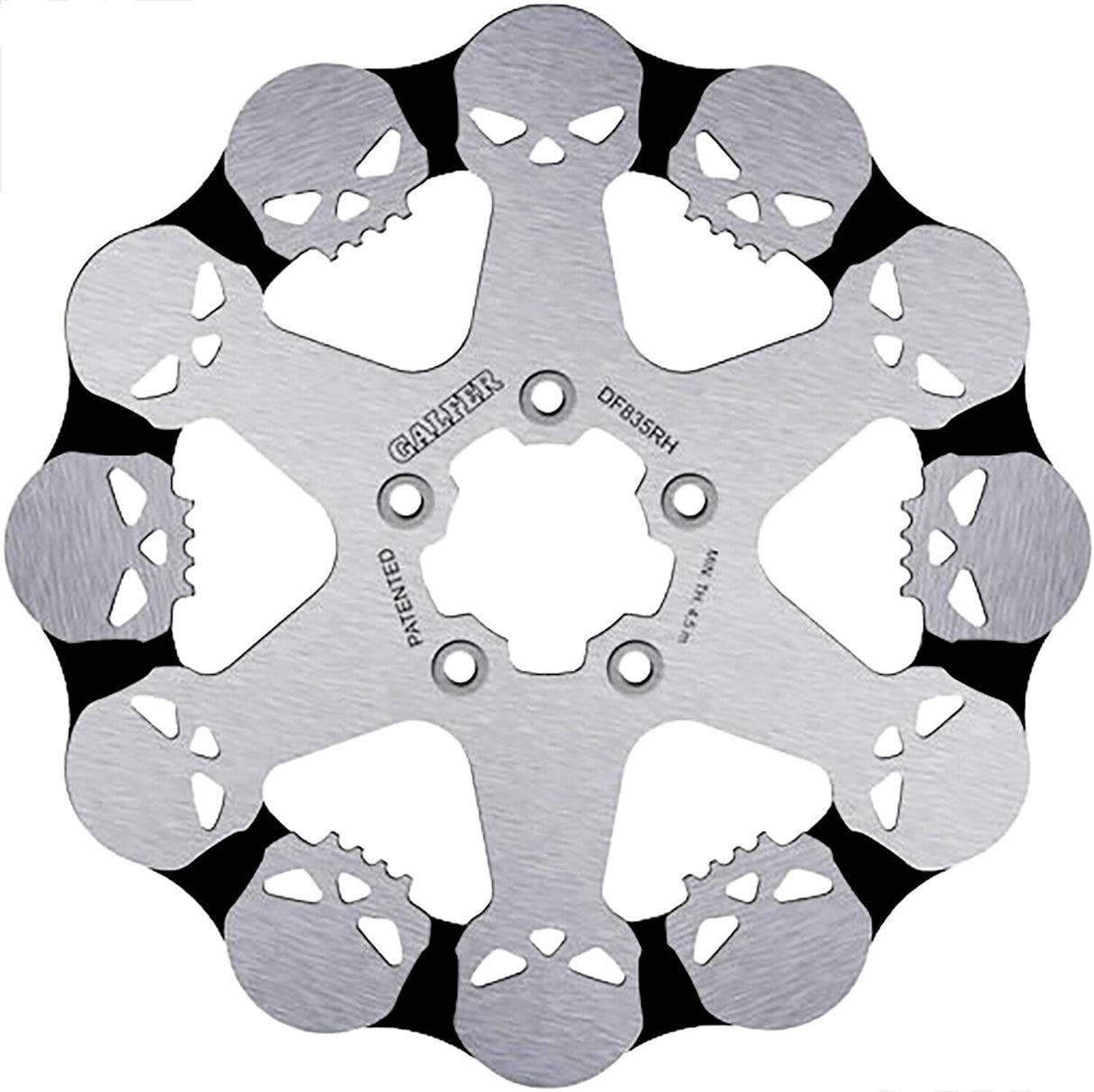 GALFER Rotor 11.5" Solid Skull Fr Stainless DF835RH