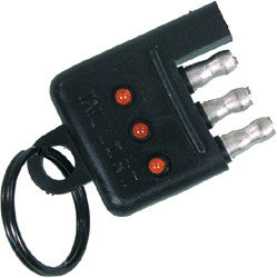 HOPKINS Electronic Trailer Wiring Tester 4-Way Flat 48655