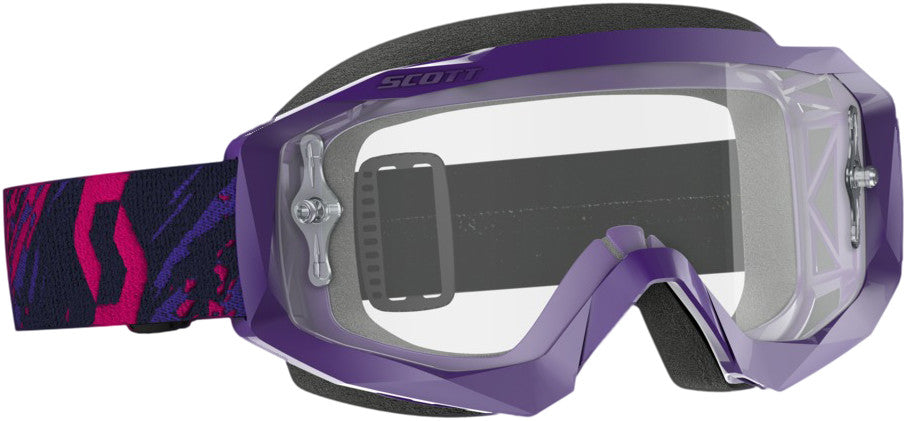 SCOTT Hustle Goggle X Purple/Pink W/Clear Works 268183-2880113
