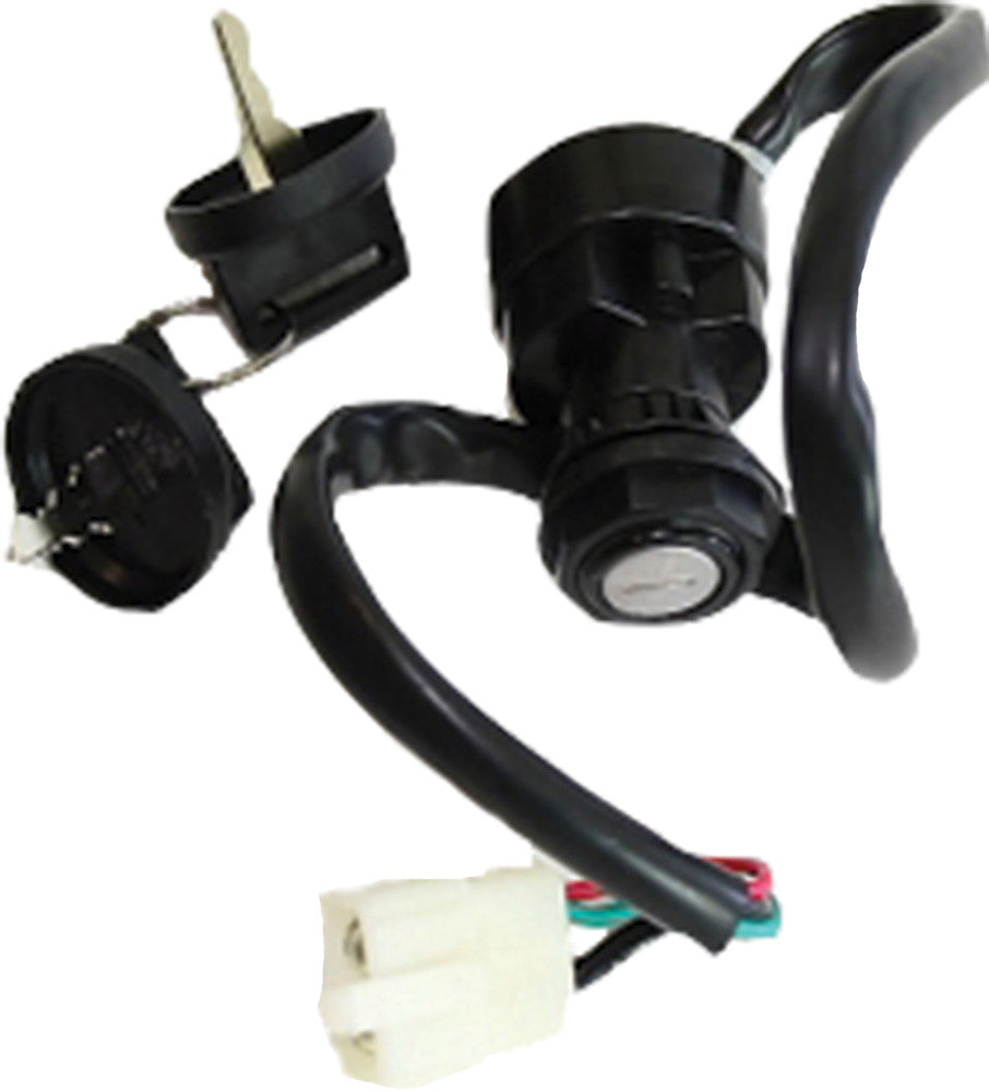 MOGO PARTS4-Stroke Ignition Switch 5 Wire 3 Position Female Plug07-0508