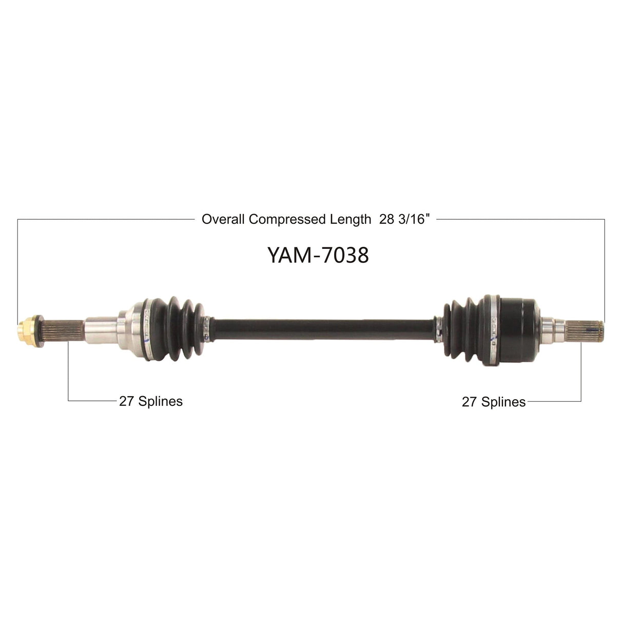 OPEN TRAILOe 2.0 AxleYAM-7038
