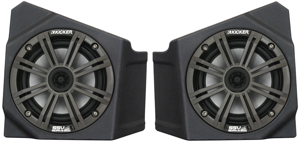 SSV WORKS 6.5" Cage Mount Pods Kicker Kaw KX-F65K