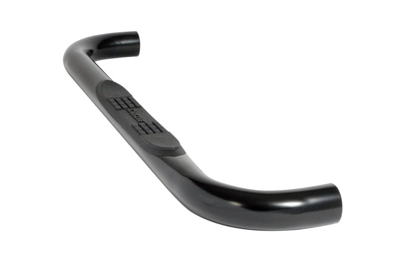 Deezee 14-19 Chevrolet Silverado Tubes - 3In Round Black Steel RegCab DZ 372511