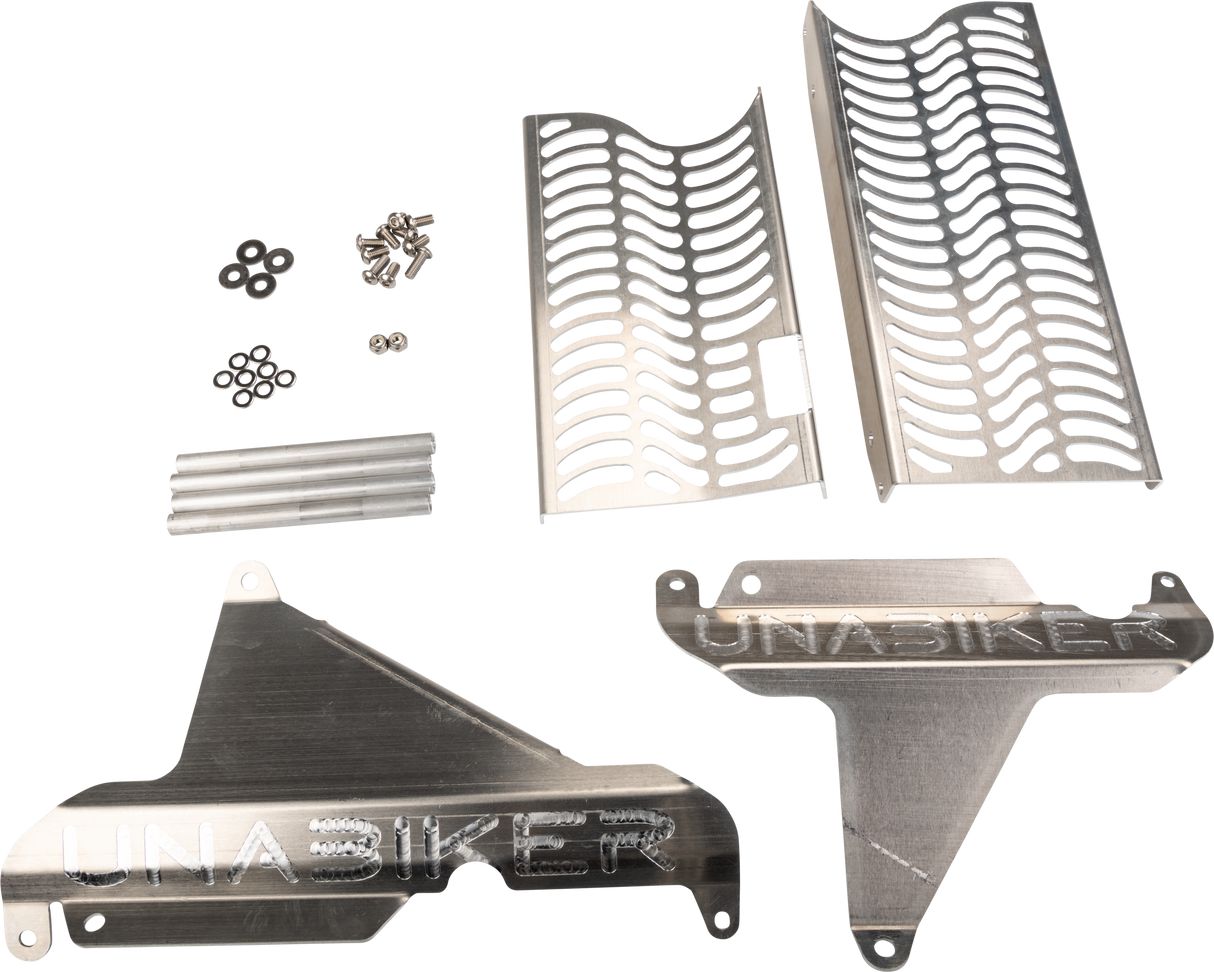 UNABIKER Radiator Guards Kaw Kx450 Natural KKX19450-A