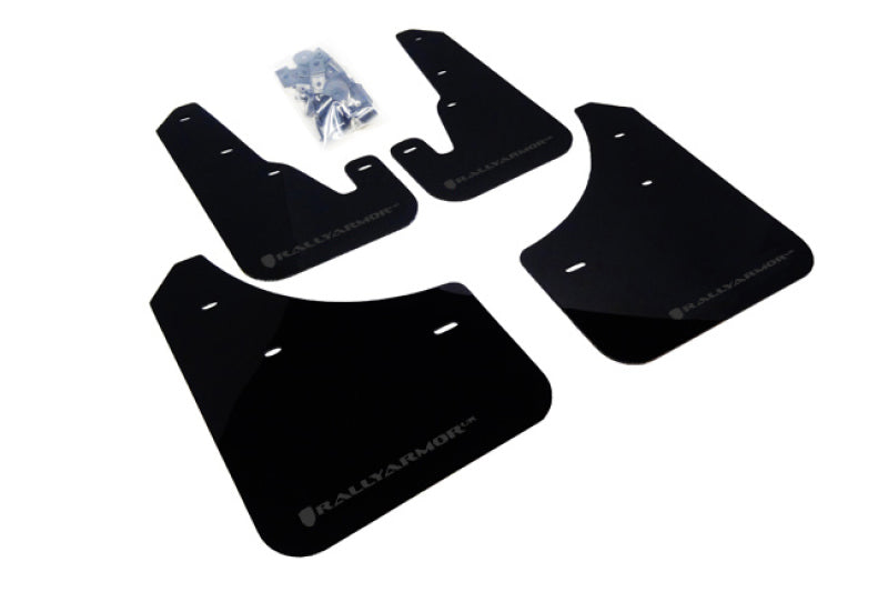 Rally Armor 04-09 Mazda3/Speed3 Black UR Mud Flap w/ Grey Logo MF9-UR-BLK/GRY