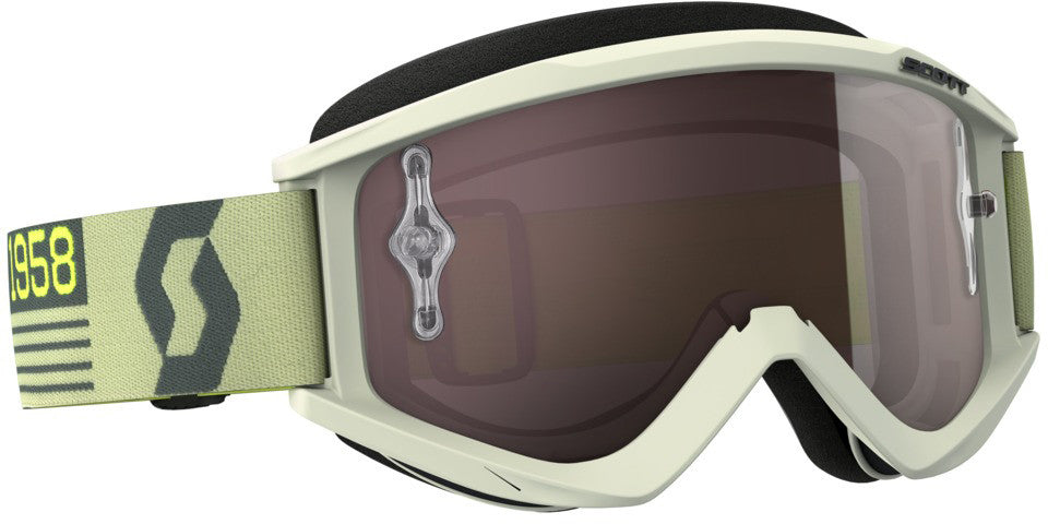 SCOTT Recoil Xi Goggle Beige/Brown W/Silver Chrome Lens 262596-1074269