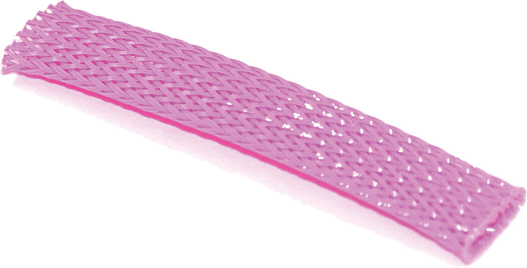 NAMZ CUSTOM CYCLE3/8" Flex Sleeving 10' Section Id PinkNBFS-PI