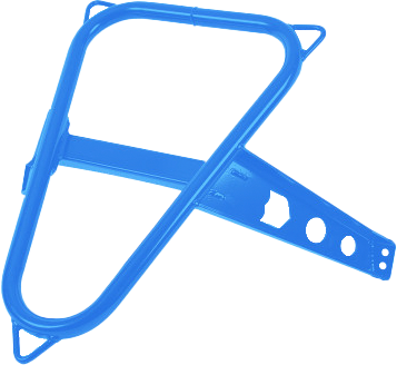 PRO ARMOR Spare Tire Mount Voodoo Blue Pol P141U300VB-689