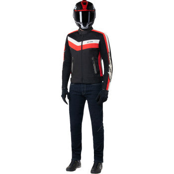 IN STOCK ALPINESTARS T-Dyno Air Jacket - Black/Bright Red - Small 3301725-1486-S