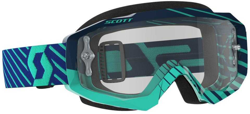 SCOTT Hustle Goggle Blue/Teal W/Clear Works Lens 262592-5572113