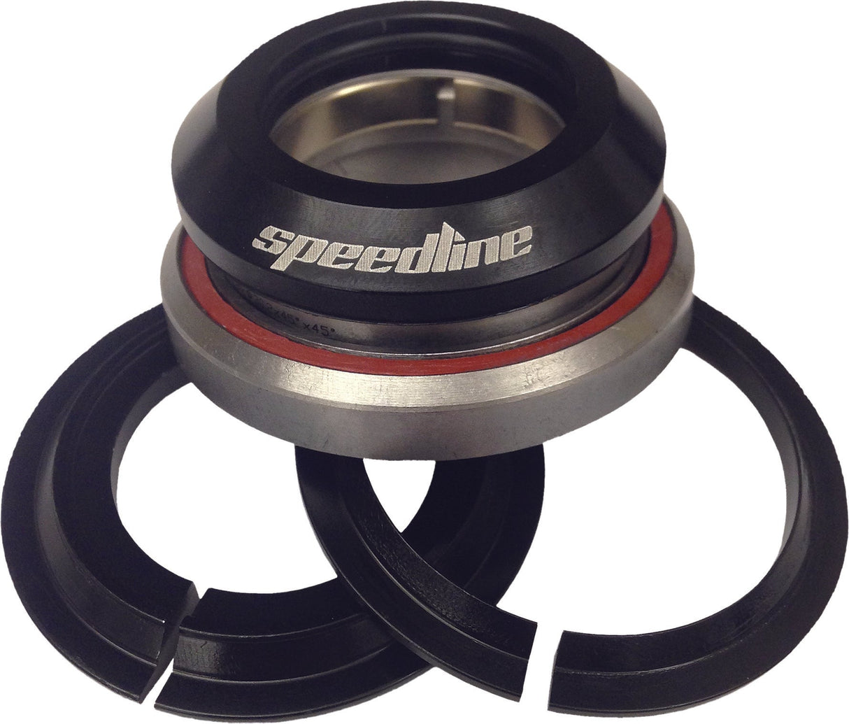 SPEEDLINE Integrated Headset Semi-Sealed Black 1-1/8-1.5" SL-185-HSK