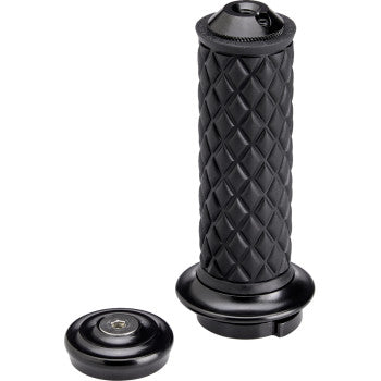 BILTWELL Grips - Alumicore - TBW - Black 6608-201-01