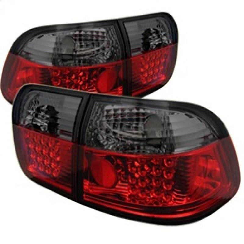 Spyder Honda Civic 96-98 4Dr LED Tail Lights Red Smoke ALT-YD-HC96-4D-LED-RS 5005038