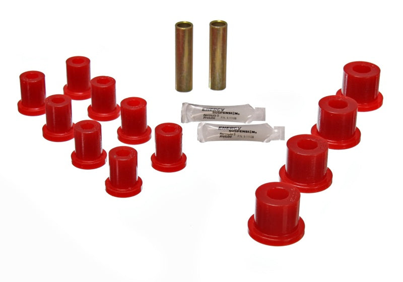 Energy Suspension Jeep Spring Bushing Set - Red 2.2116R