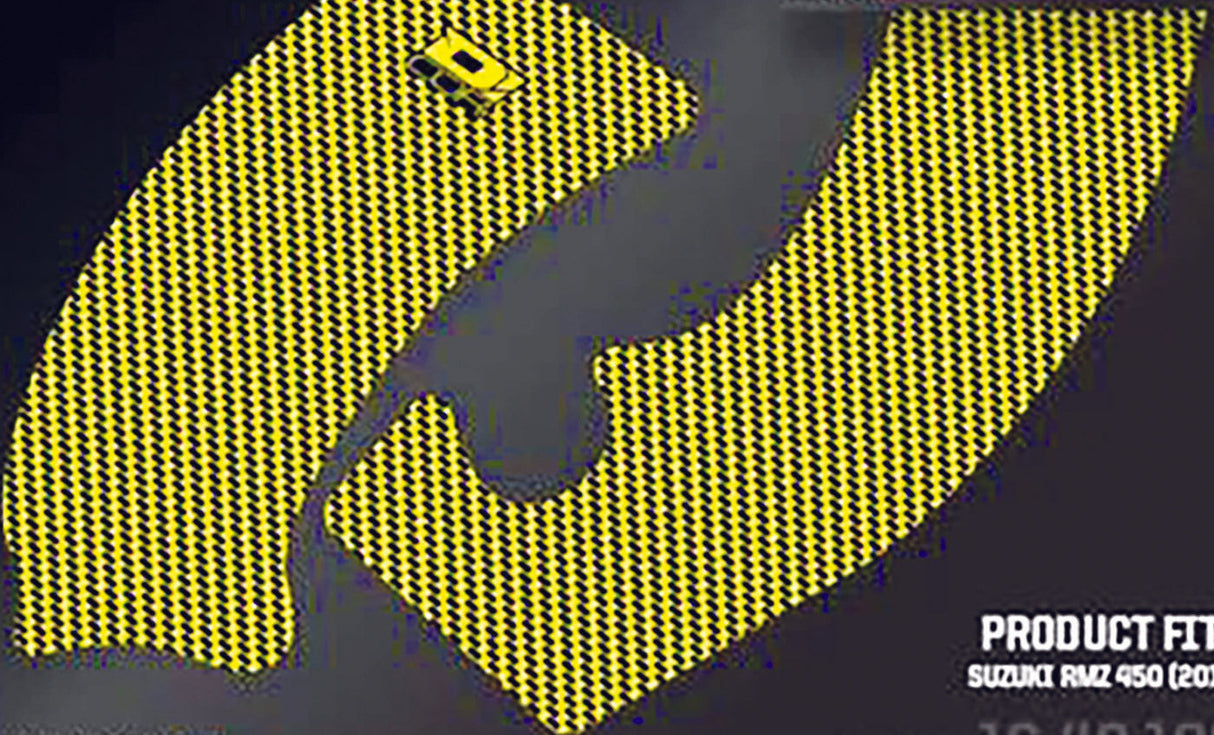D-COR Frame Grip Guard Decal Yellow 16-40-106