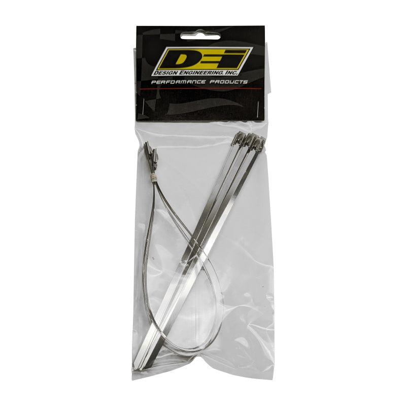 DEI Stainless Steel Locking Tie Eight 8in and Four 14in per pack 10205