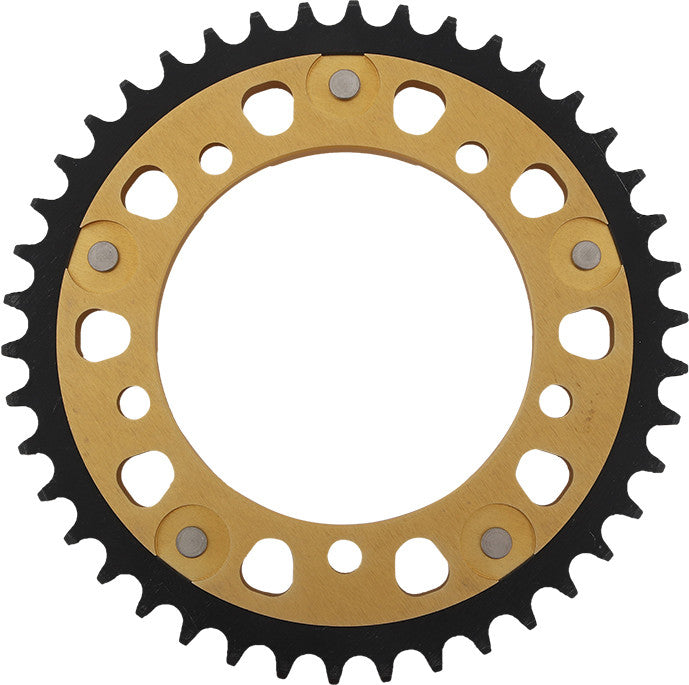 SUPERSPROX Rear Stealth Sprocket Alu/Stl 42t-530 Gld Suz RST-1800-42-GLD