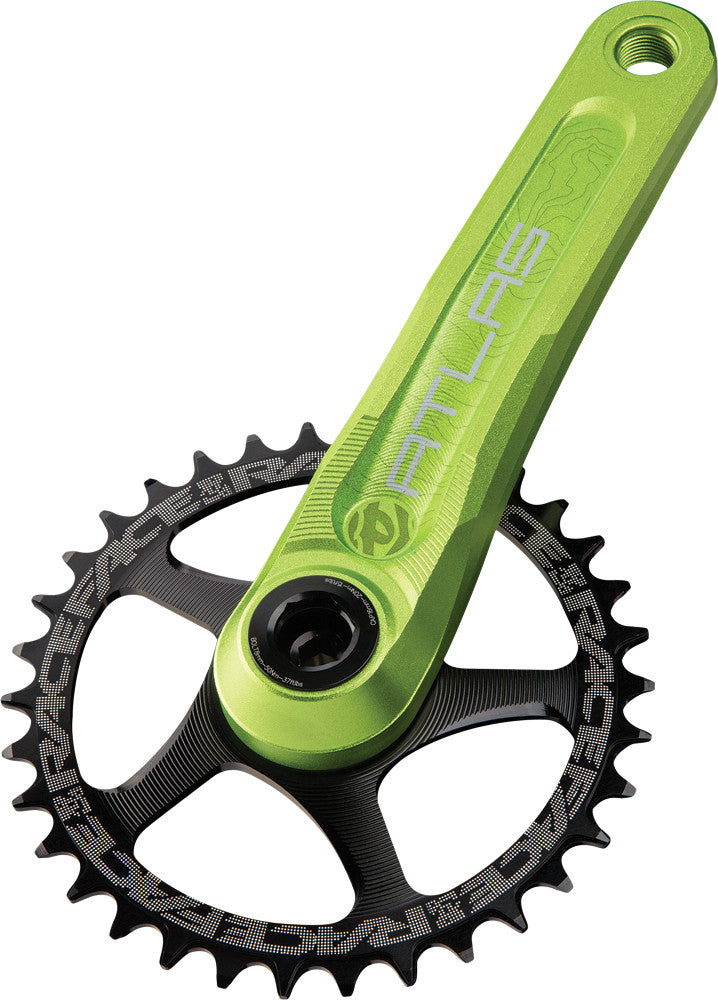 RACE FACE Atlas Cinch Cranks 165mm Green CK16AA165GRN