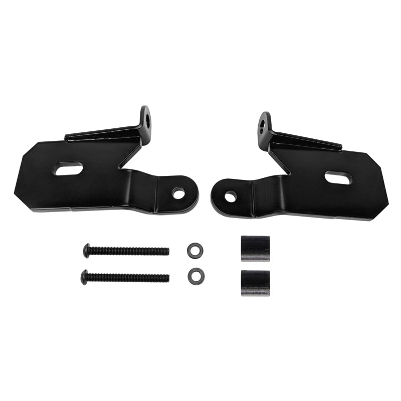KC HiLiTES 18-19 Jeep Wrangler JL A-Pillar Light Mount Bracket Set (Pair) - Black 7318