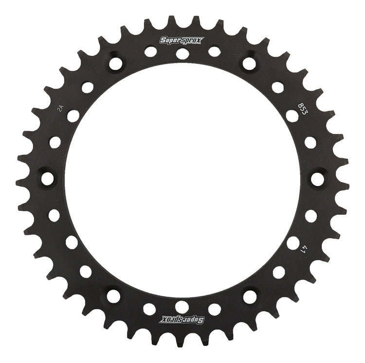 SUPERSPROX Rear Sprocket Steel 41t-520 Blk Yam RFE-853-41-BLK