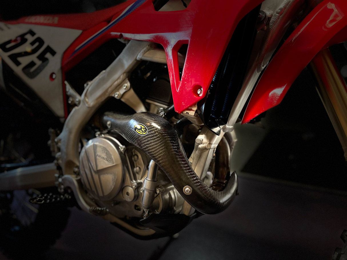 P3Heat Shield Carbon Stk Pipe Hon205078