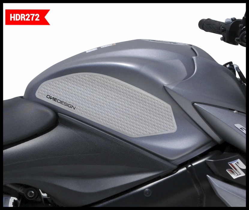 ONE EMBLEMSHdr Tank Side Pad Clear SuzHDR 272