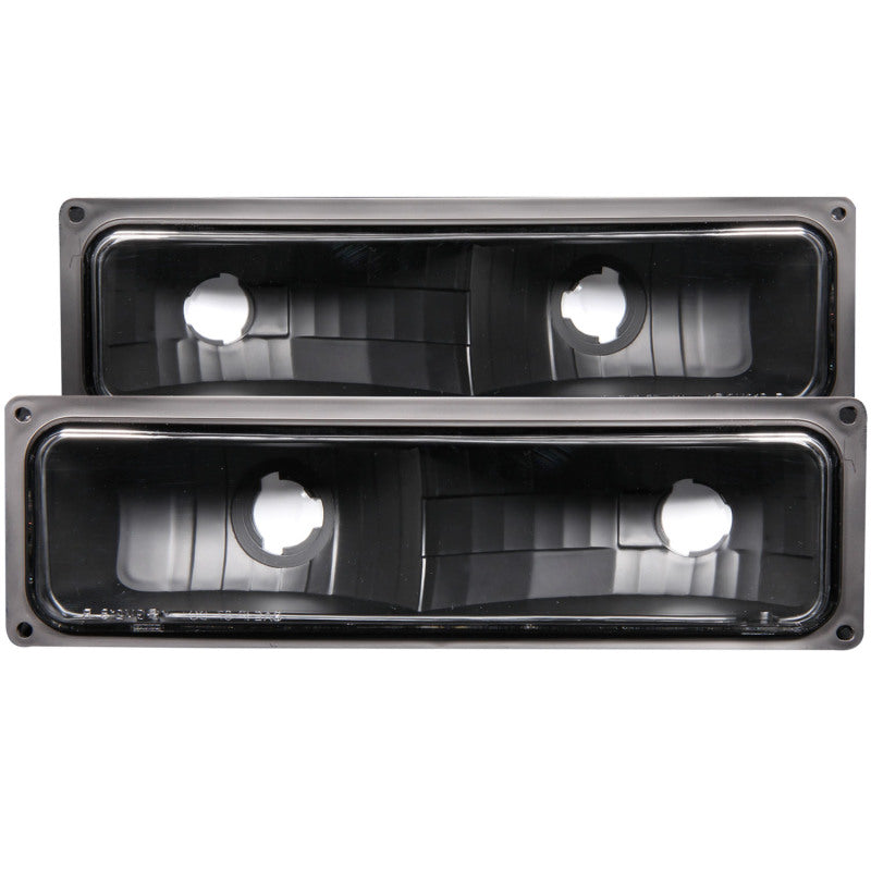 ANZO 1988-1998 Chevrolet C1500 Euro Parking Lights Black 511053