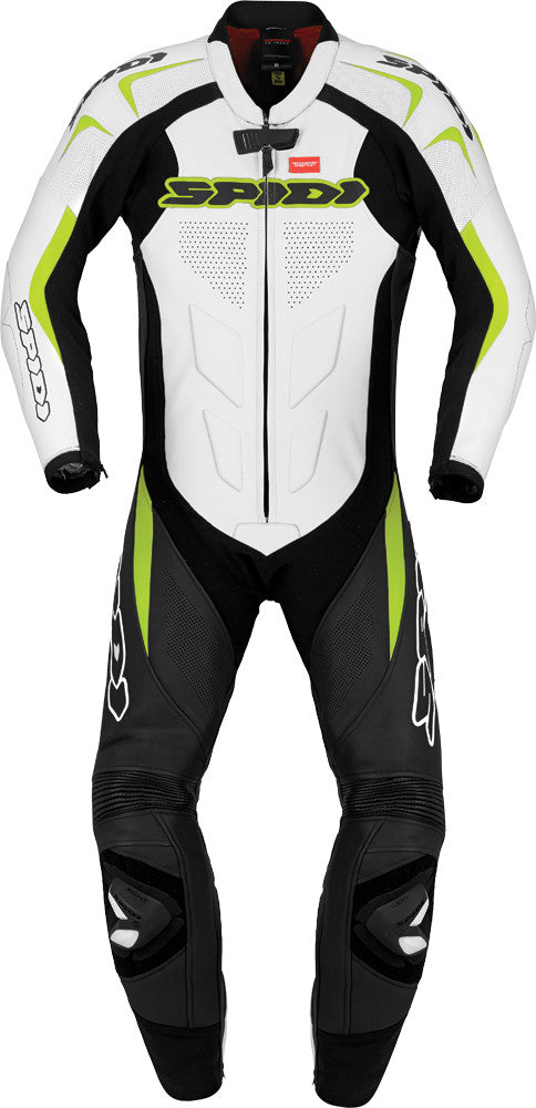 SPIDI Supersport Wind Pro Leather Suit Acid Green/Black E56/46 Y124 107 E56/46