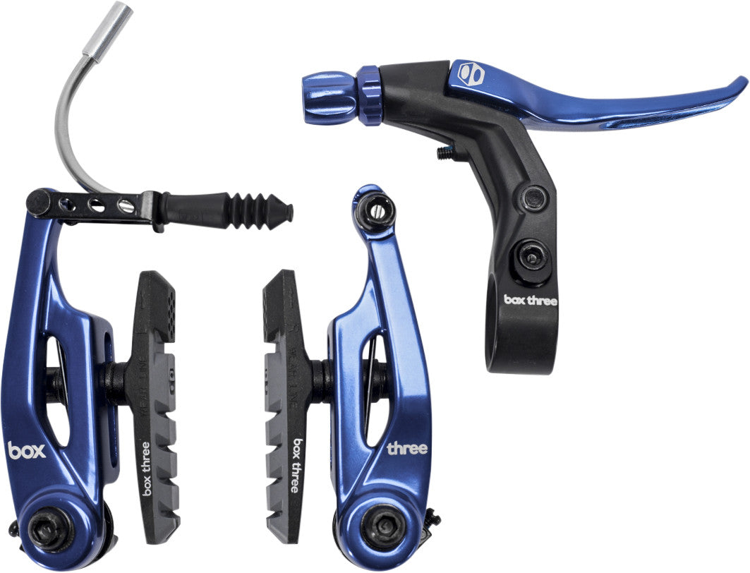 BOX Mini Brake Kit 85mm Blue Brake Short Lever BX-BK173VB085-BL