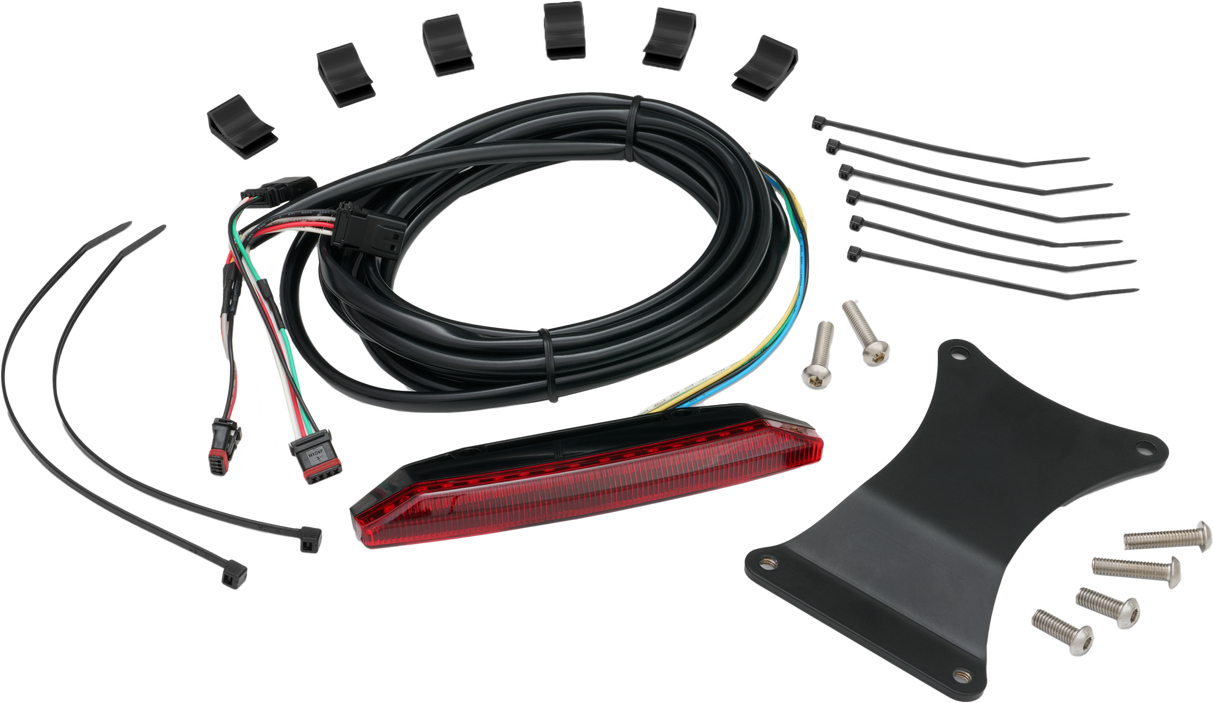 SHOW CHROME (new) Slayer Under Max Mnt Rear Led Brake/Seq Turn Signals Can 41-424R