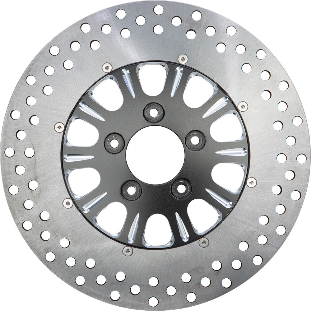HARDDRIVE 2pc Rear Right Luck Disc Black 11.5" F2121ARU115-2P