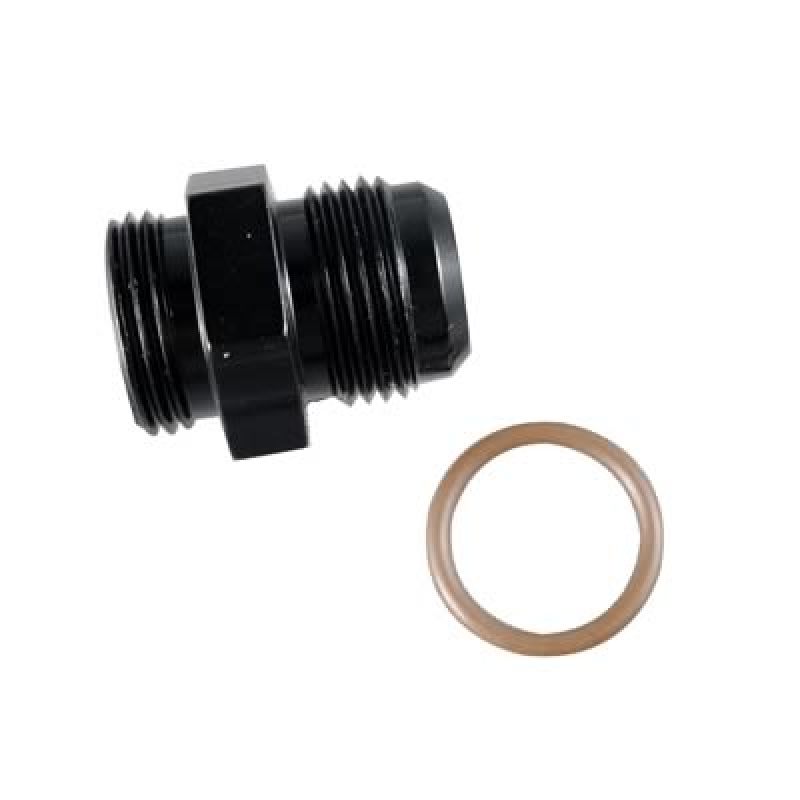 Fragola -8AN x 3/4-16 (8) Radius Fitting O-Ring - Black 495103-BL