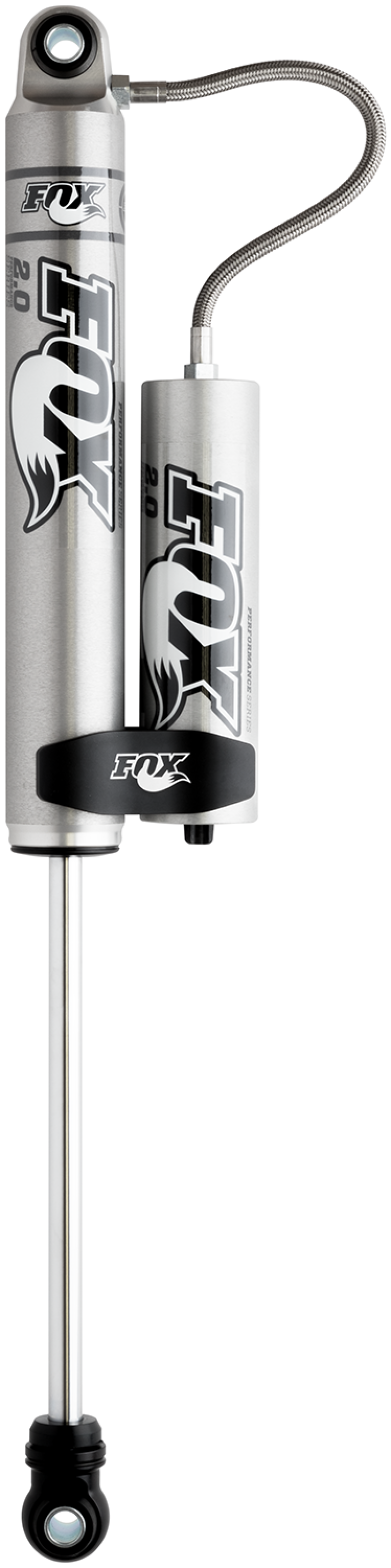 Fox 99+ Chevy HD 2.0 Performance Series 10.6in. Smooth Body Remote Res. Rear Shock / 0-1in. Lift 980-24-955