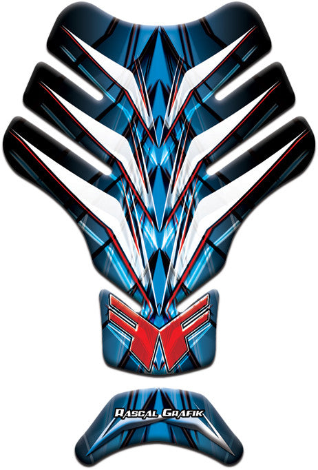 RASCAL GRAFIK Tank Pad Gsxf125 Red/White /Blue RA39505