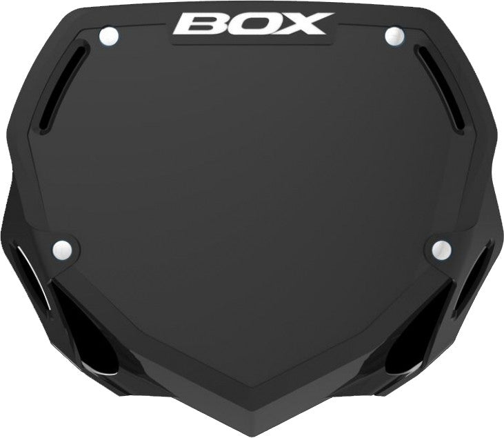 BOX Number Plate Decal Lg Black BX-SK15000LG-BK