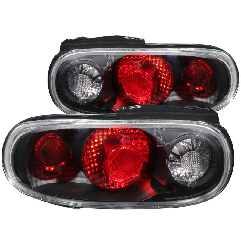 ANZO 1990-1997 Mazda Miata Taillights Black 221077