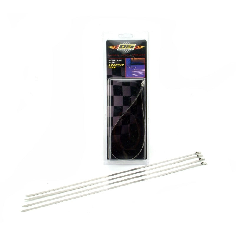DEI Stainless Steel Locking Tie 14in - 5 per pack 10202